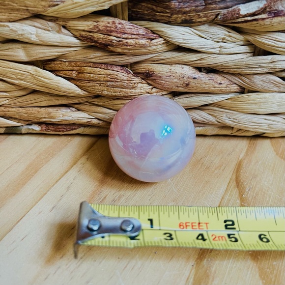 Rose quartz sphere small - Picture 8 of 12